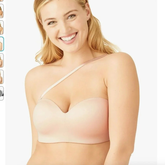 NWT Wacoal Women's Staying Power Strapless Bra, nude, 34DD - Picture 4 of 6